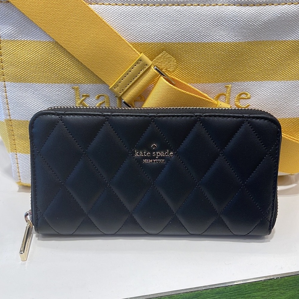 Kate Spade Carey Large Continential Wallet
Black 

NWT - Picture 3 of 16